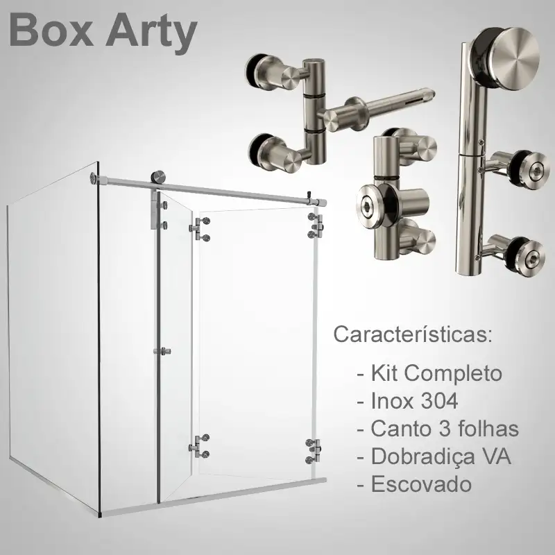 Canto 3 Folhas Escovado